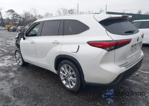 2023 Toyota Highlander Hybrid Limited из США, поврежденный, VIN 5TDXBRCH9PS117310